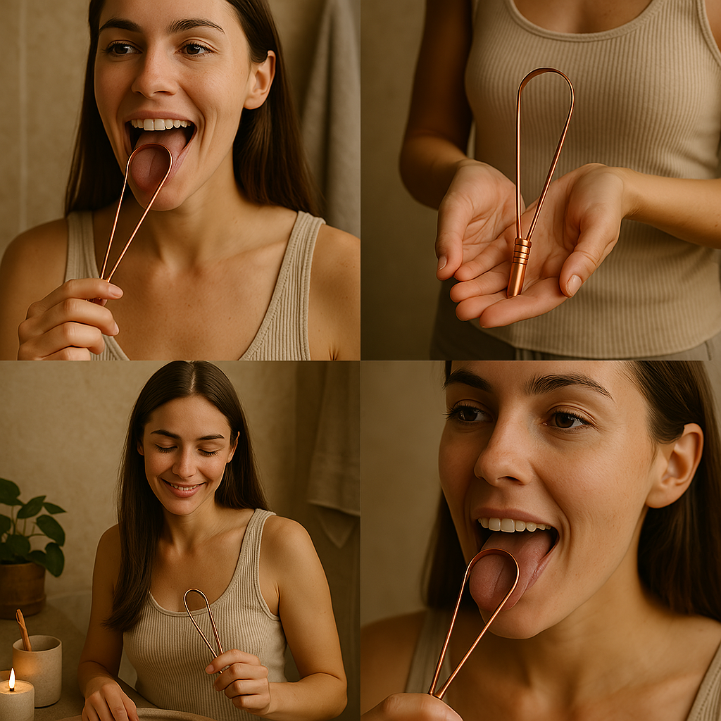 Copper Tongue Scraper